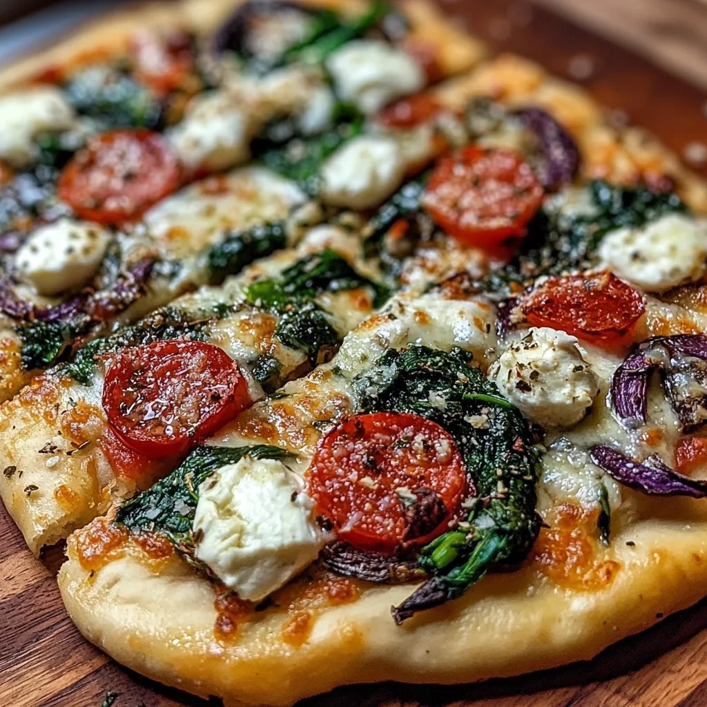 Spinat-Feta-Fladenbrotpizza: Ein Unglaubliches Ultimatives Rezept