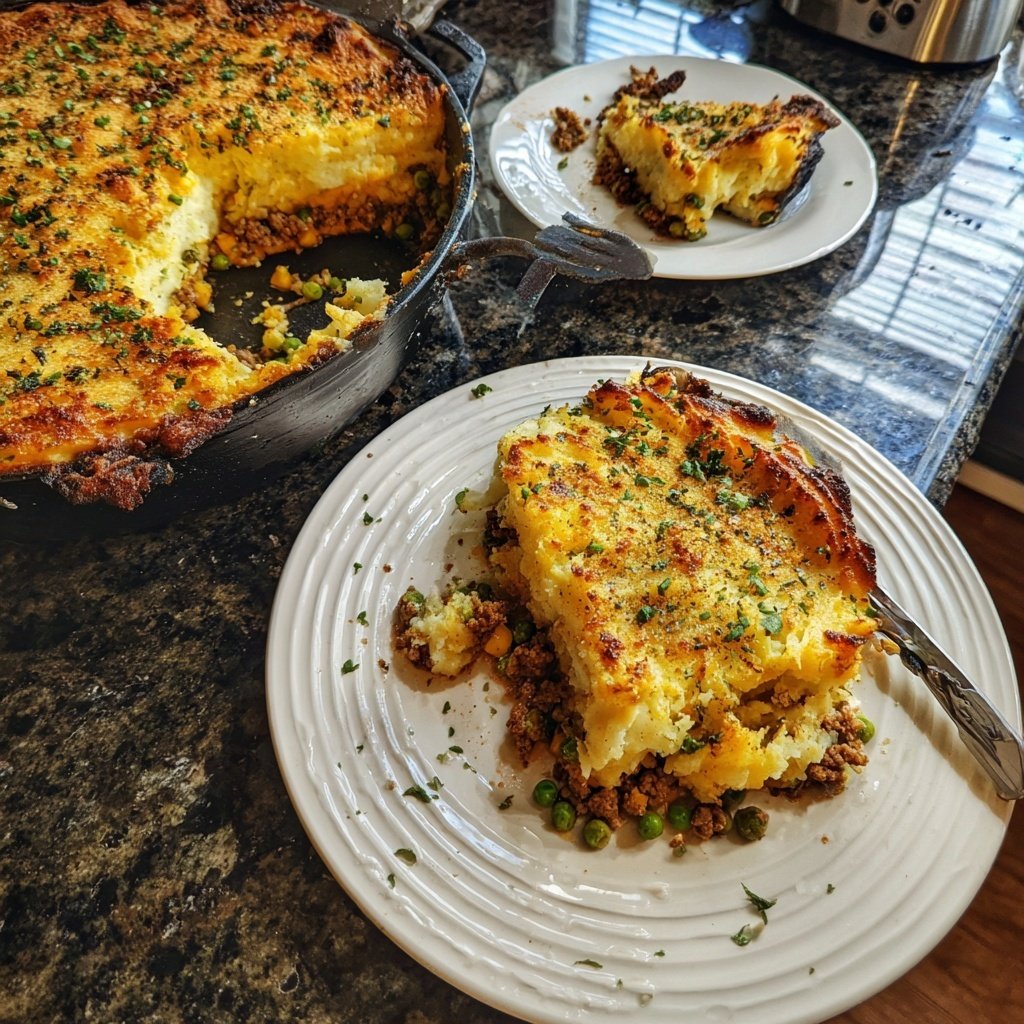 Überarbeiteter Shepherd's Pie mit Kartoffelpüree