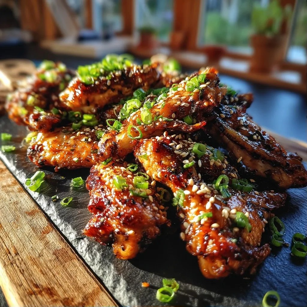 Hähnchenflügel Honig Soja