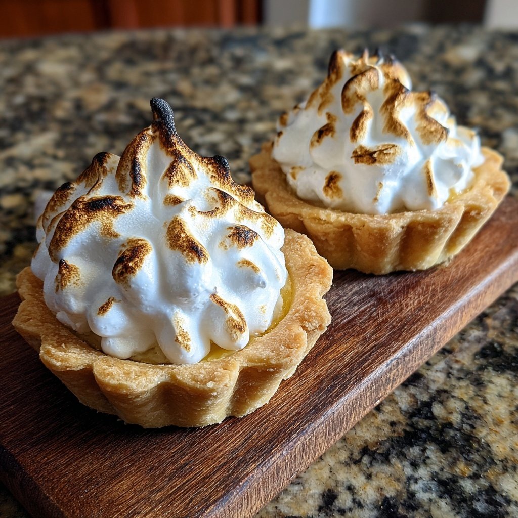 Mini Zitronenbaisertorten