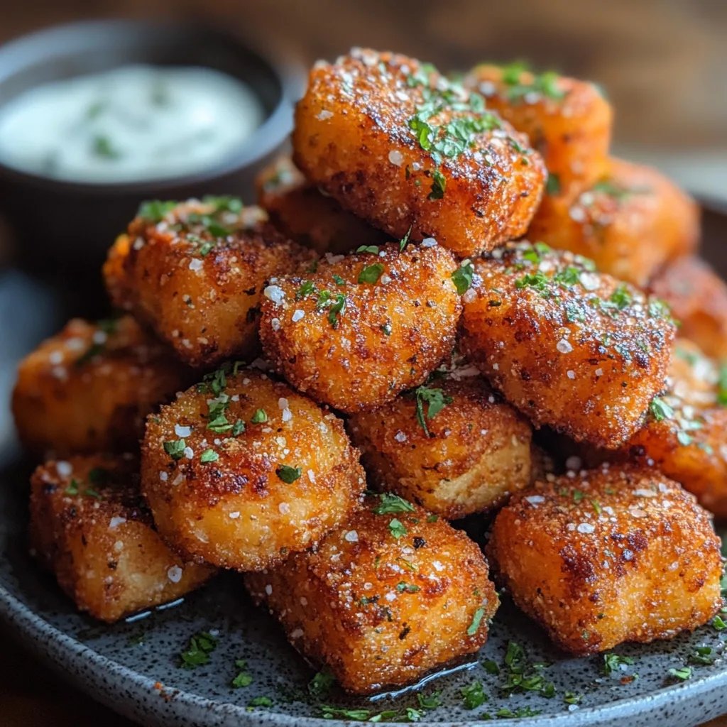 Knusprige käsige Süßkartoffelbällchen: Ein Unglaubliches Ultimatives Rezept
