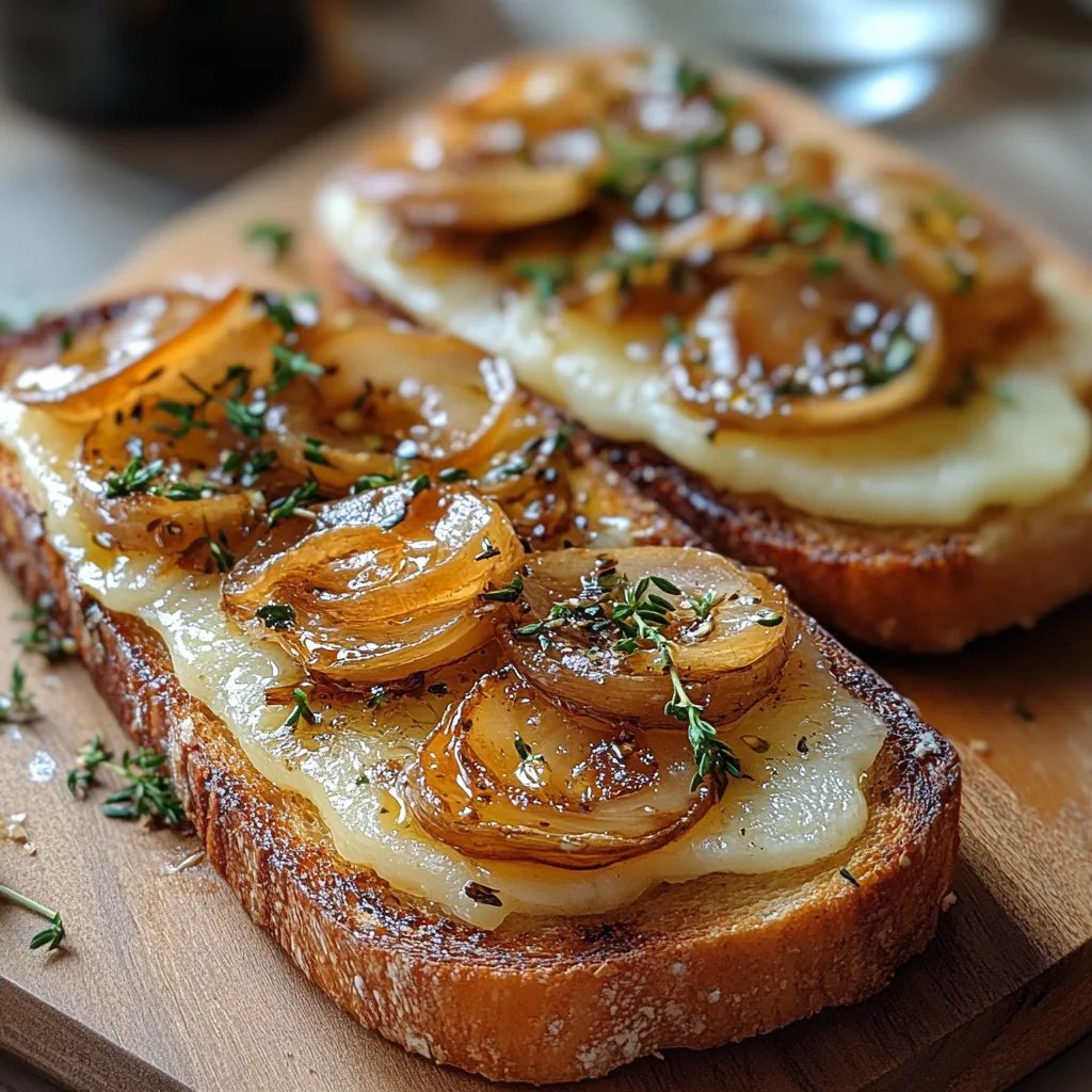 Karamellisierte Zwiebel- und Brie-Toast: Ein Unglaublich Ultimatives Rezept für 5 Sinne