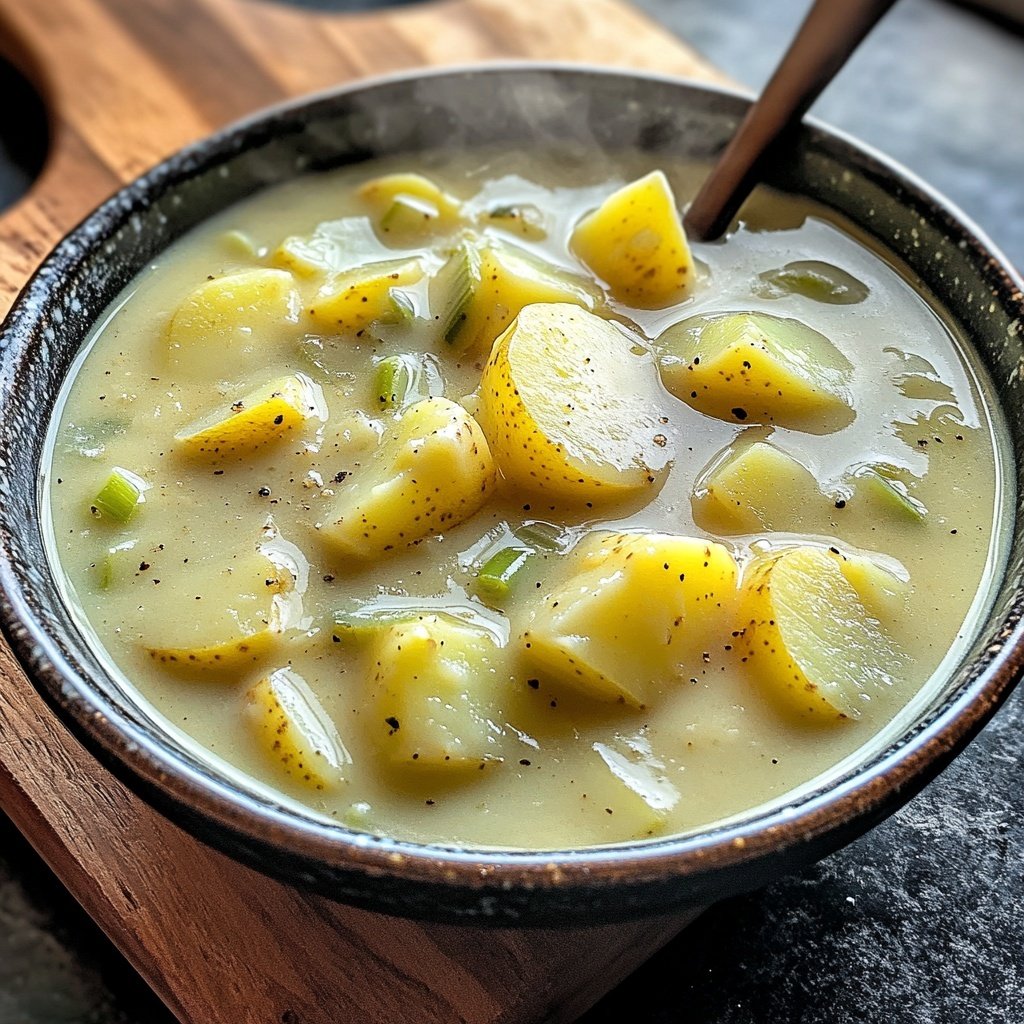 Kartoffel-Lauch-Suppe cremig
