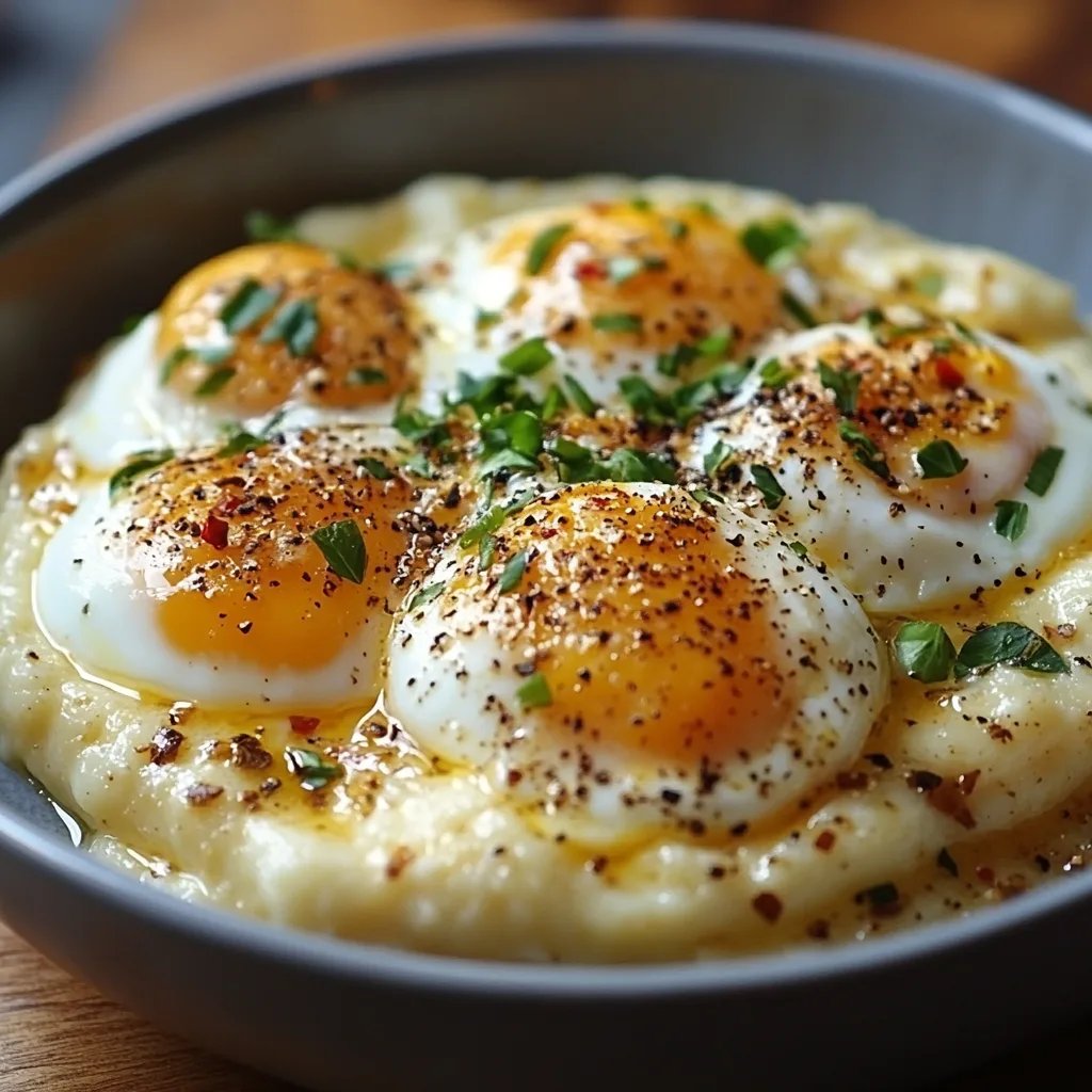 Cremige Polenta mit pochierten Eiern: Ein Unglaubliches Ultimatives Rezept