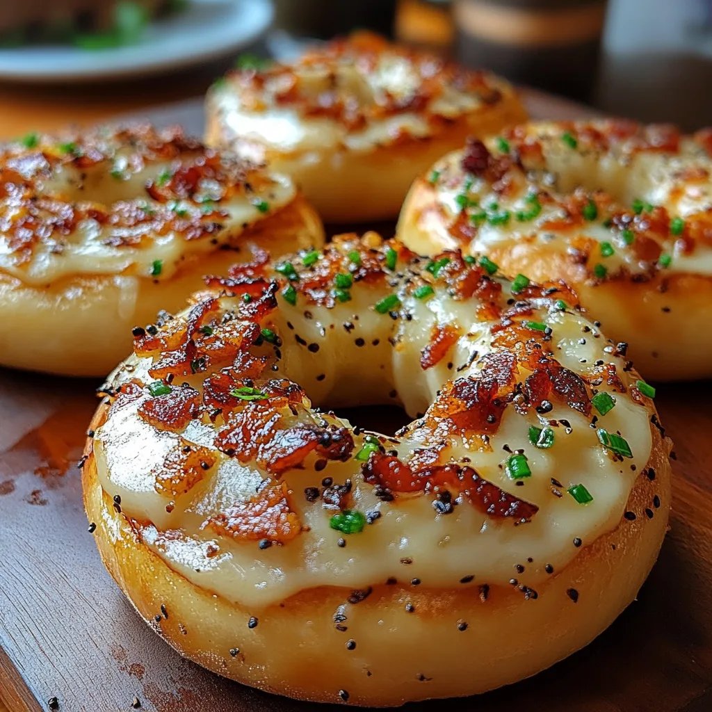 Cremige Bagels mit Speck und Cheddar: Ein Unglaubliches Ultimatives Rezept