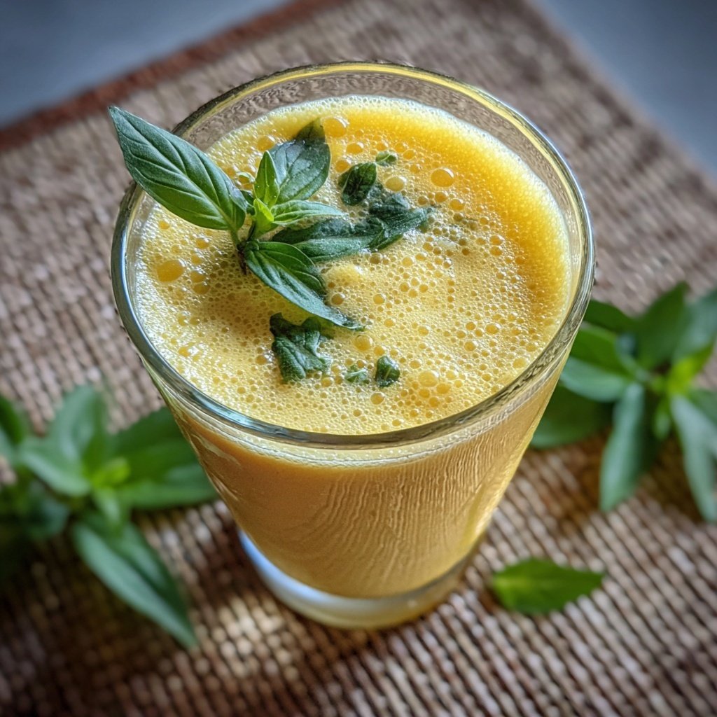 Mango Basilikum Smoothie Mischung
