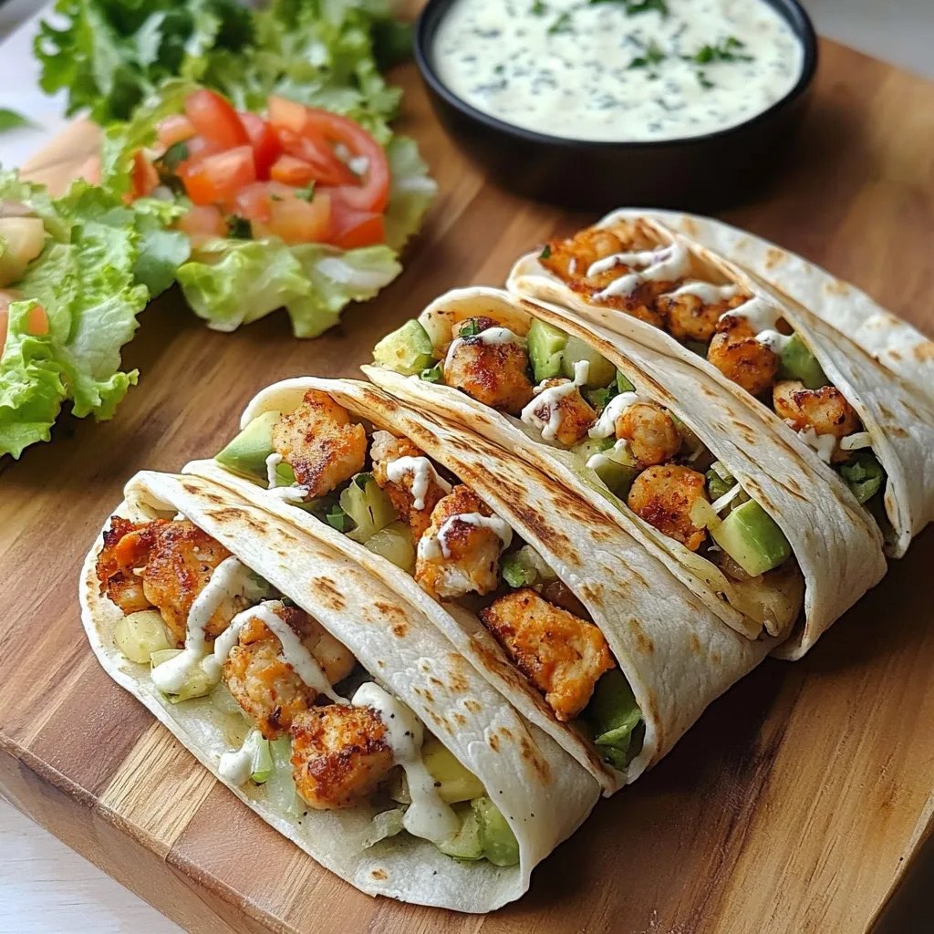 Knusprige Hähnchen-Wraps Glutenfrei: Ein Unglaubliches Ultimatives Rezept für 4 Personen