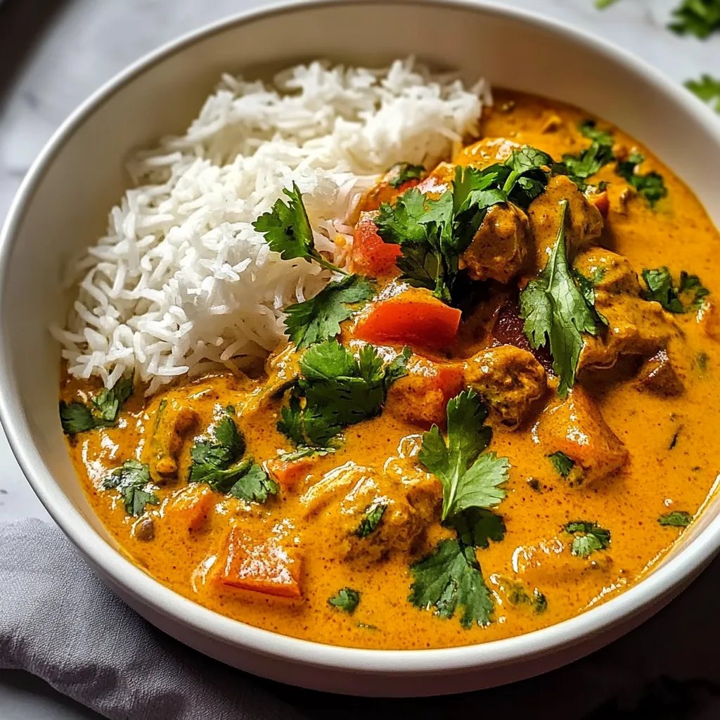 Kürbis-Curry mit Kokosmilch