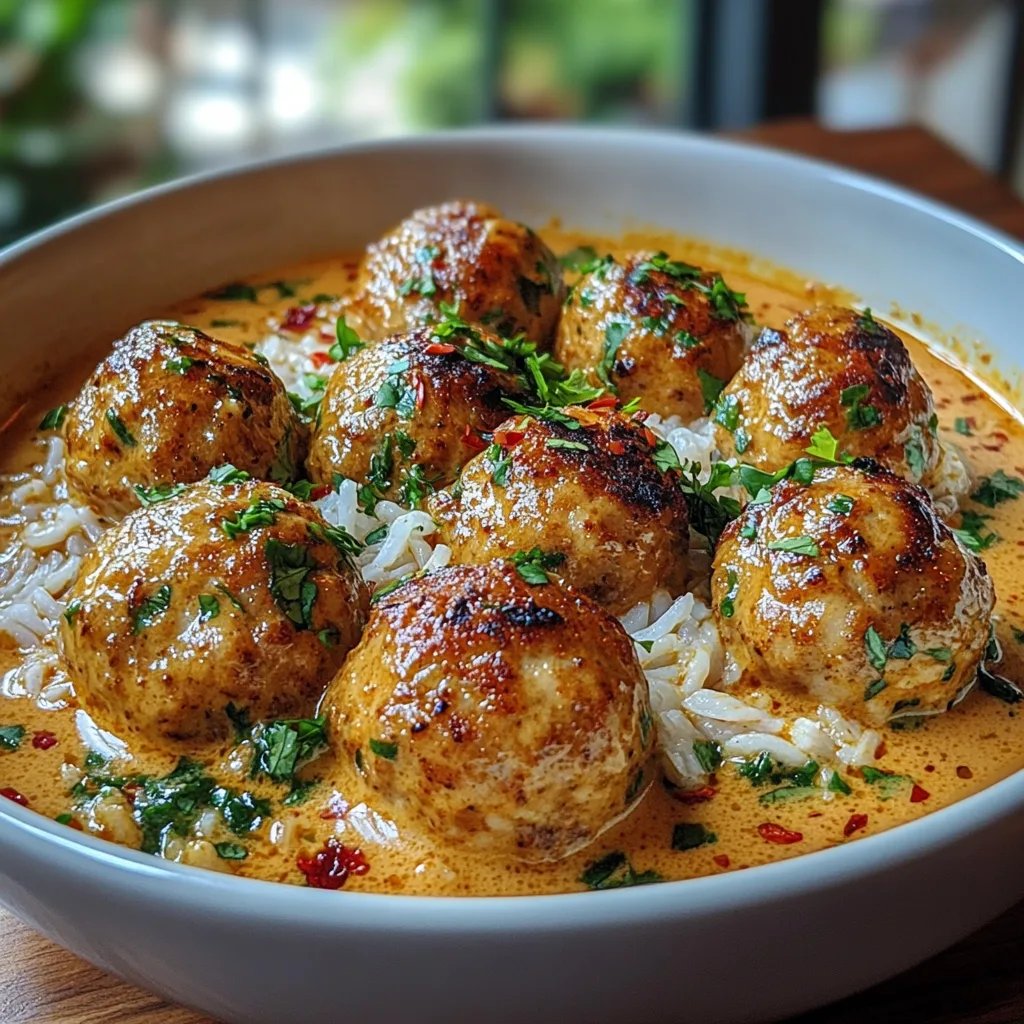 Thailändische Hähnchenfleischbällchen in Kokos-Curry: Ein Unglaubliches Ultimatives Rezept