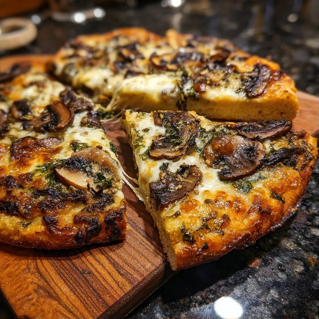 Pizza Funghi Selbstgemacht