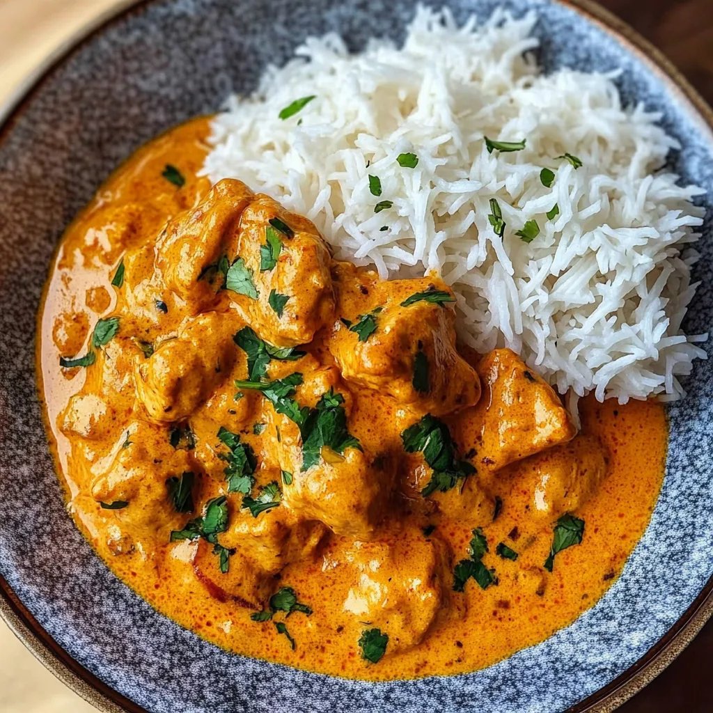 Hausgemachtes Butter Chicken