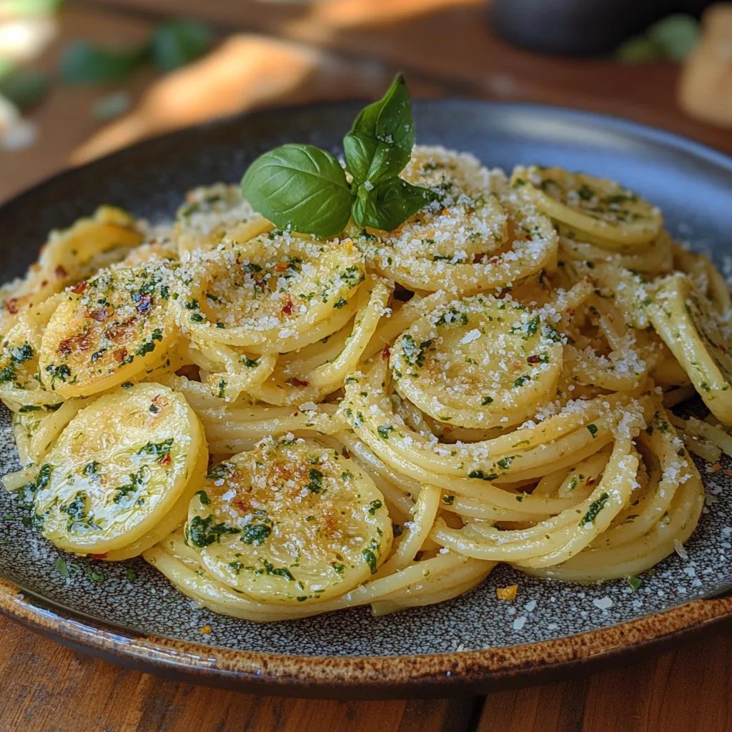 Cremige Zucchini-Zitronen-Pasta: Ein Unglaubliches Ultimatives Rezept für 4 Personen