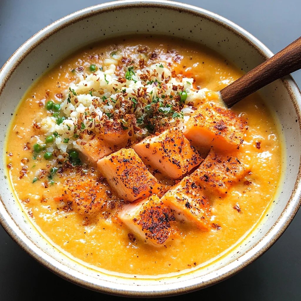 Mais-Gazpacho mit Lachs und knusprigem Reis: Ein Unglaubliches Ultimatives Rezept