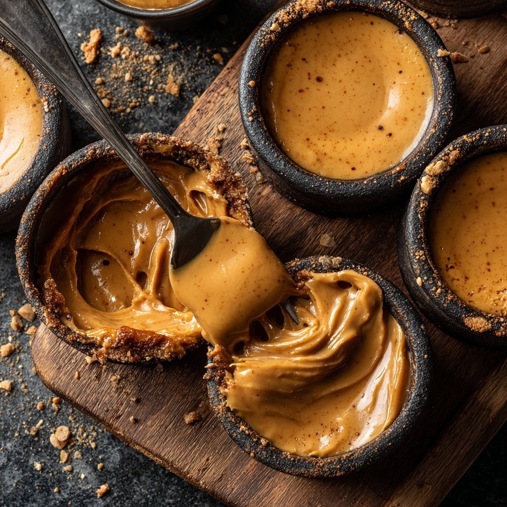 Erdnussbutter Cup Fondue