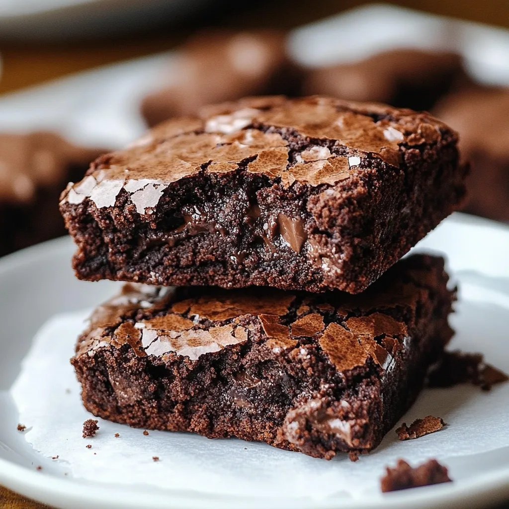 Die besten schokoladigen und zähen Brownies (Brookies)