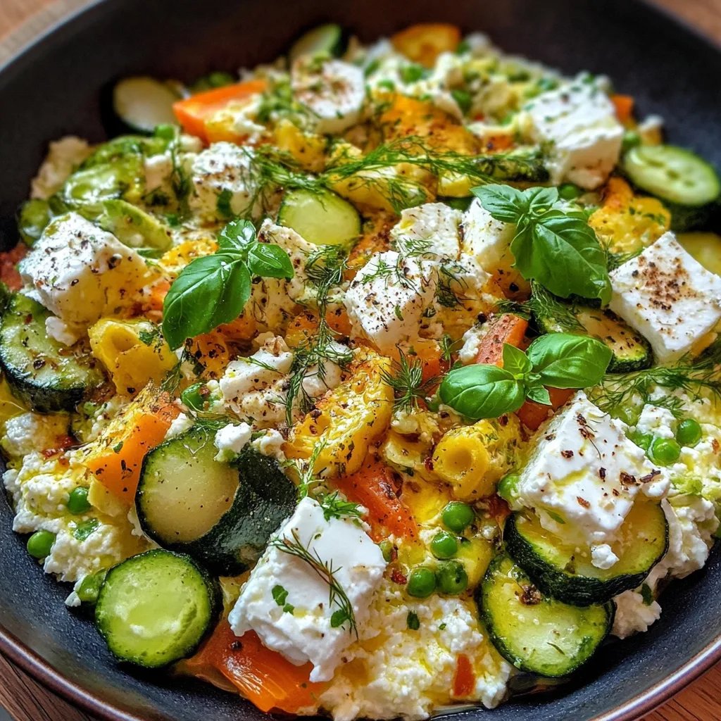 Ofenreis mit Feta und Gemüse