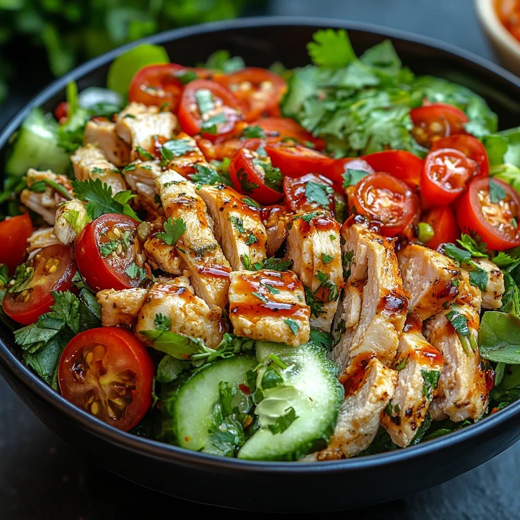 Würziger thailändischer Hähnchensalat: Ein Unglaublich Ultimatives Rezept mit 5 Zutaten