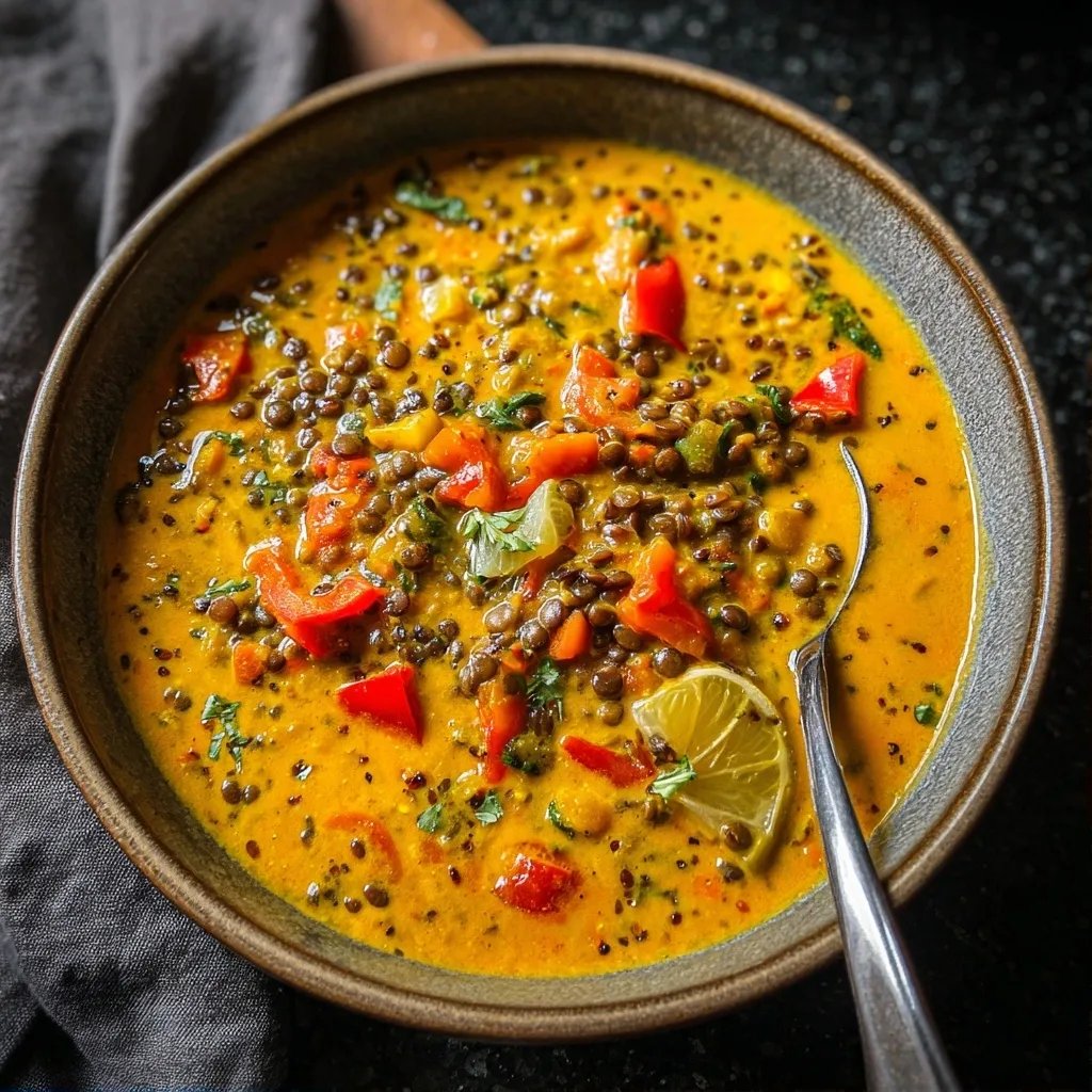 Linsen Curry Kokos