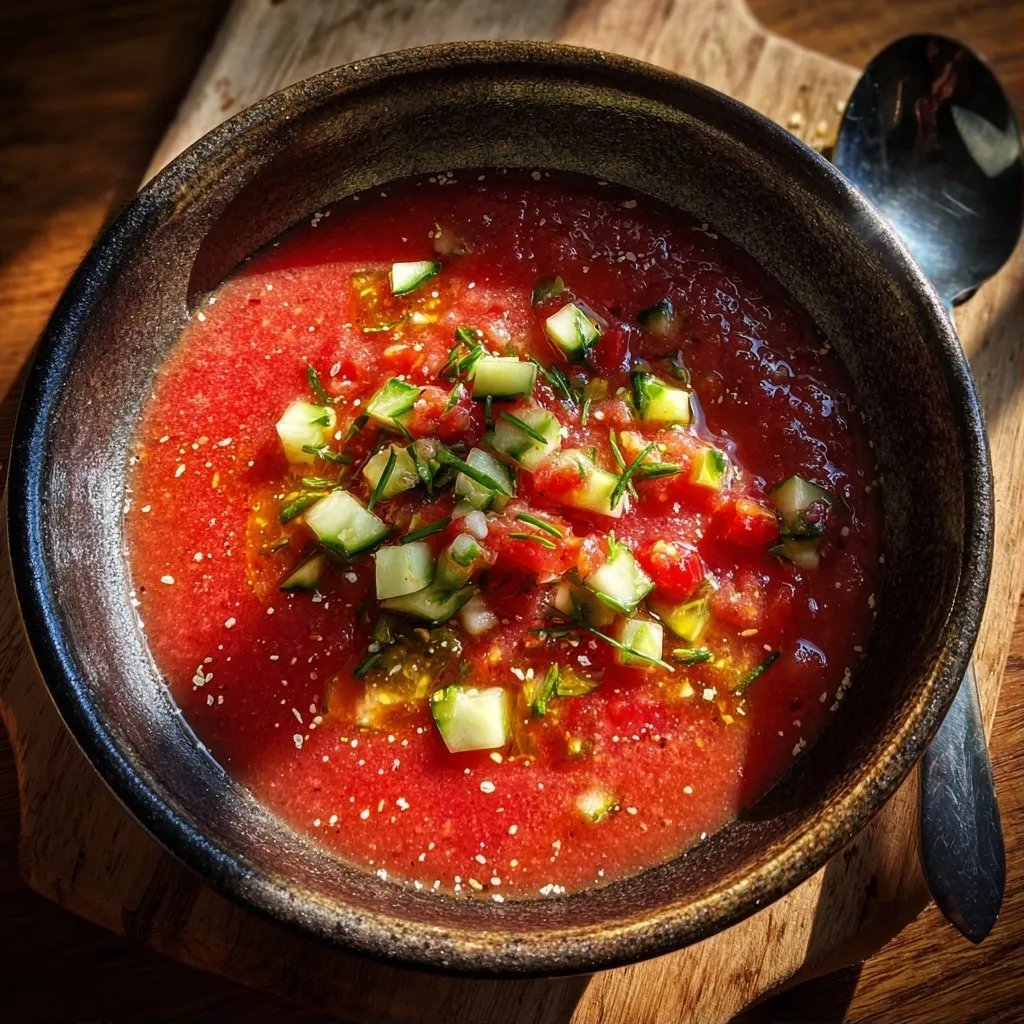 Kalte Tomaten-Gazpacho