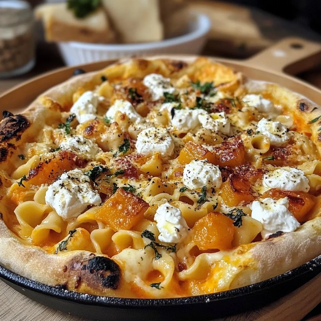 Schnelle Feta-Kürbis-Pasta