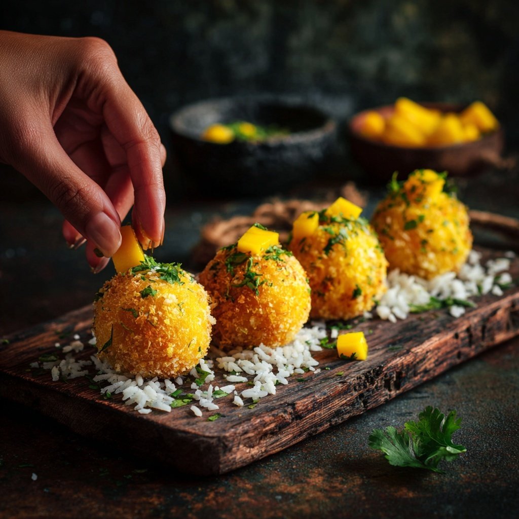 Cilantrillo Mango Reisbällchen