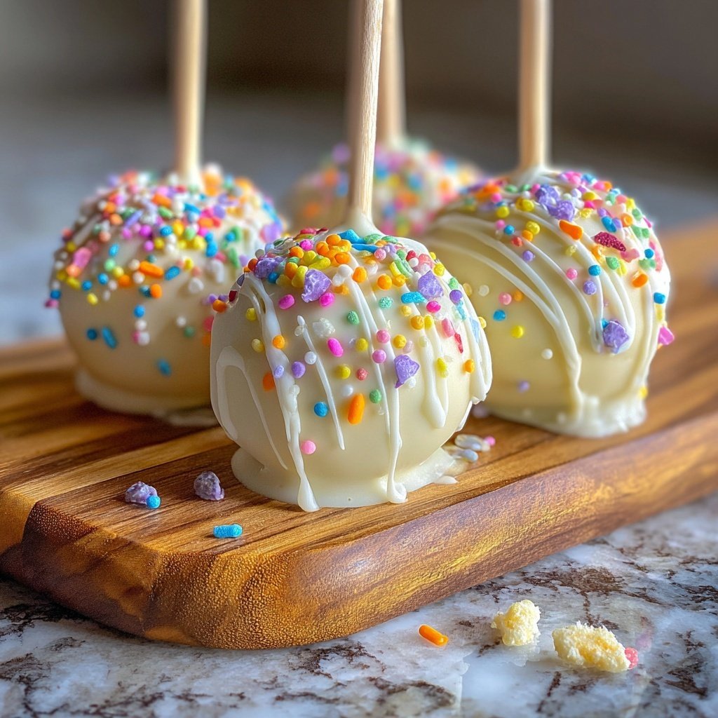 Delightful Vanilla Bean Cake Pops