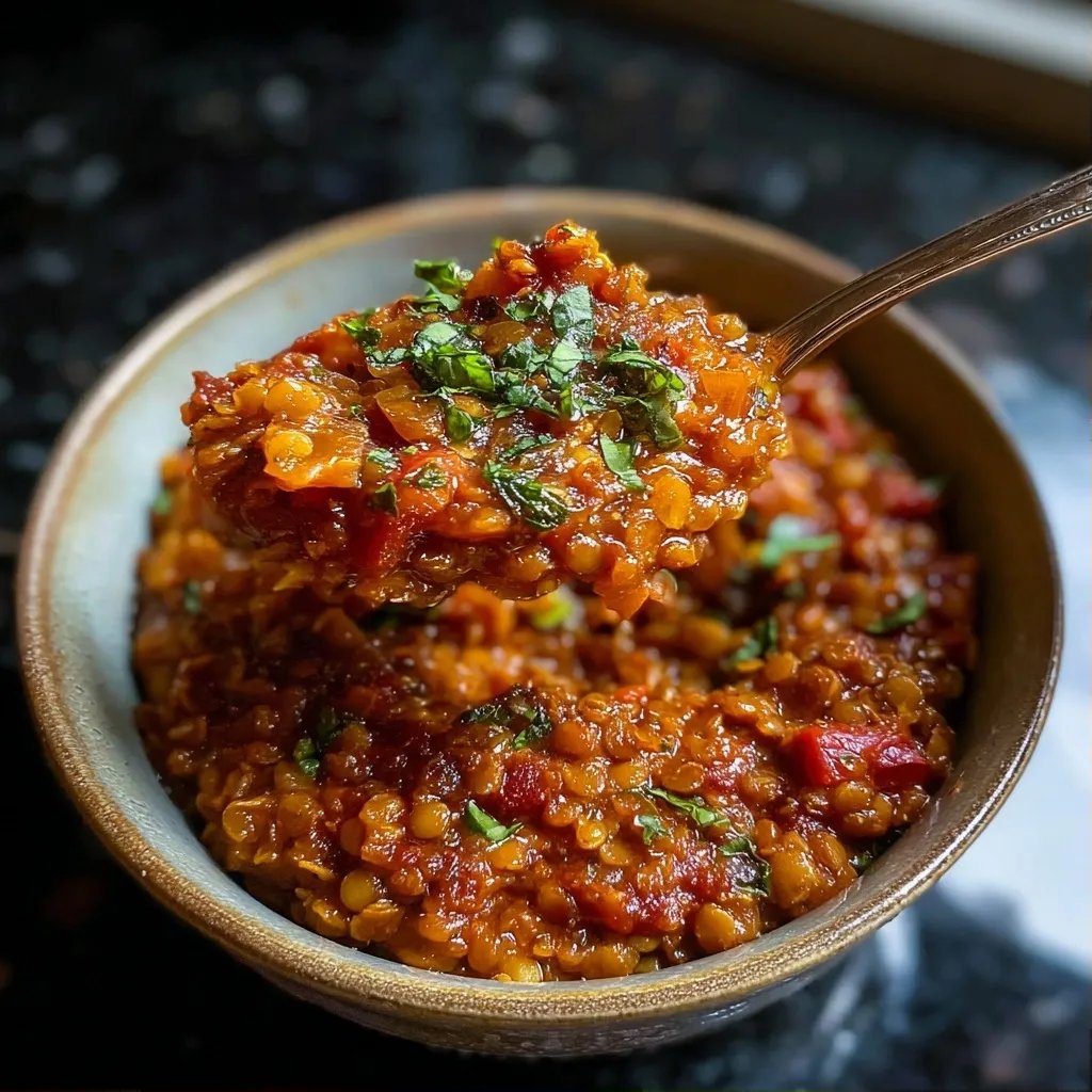 Vegane Bolognese Linsen
