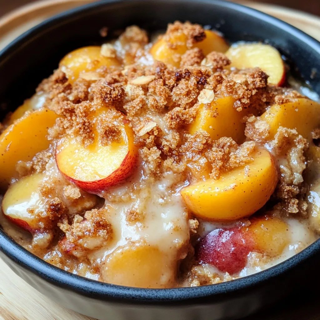 Gesundes Pfirsich-Crisp: Ein Unglaubliches Ultimatives Rezept für 4 Personen