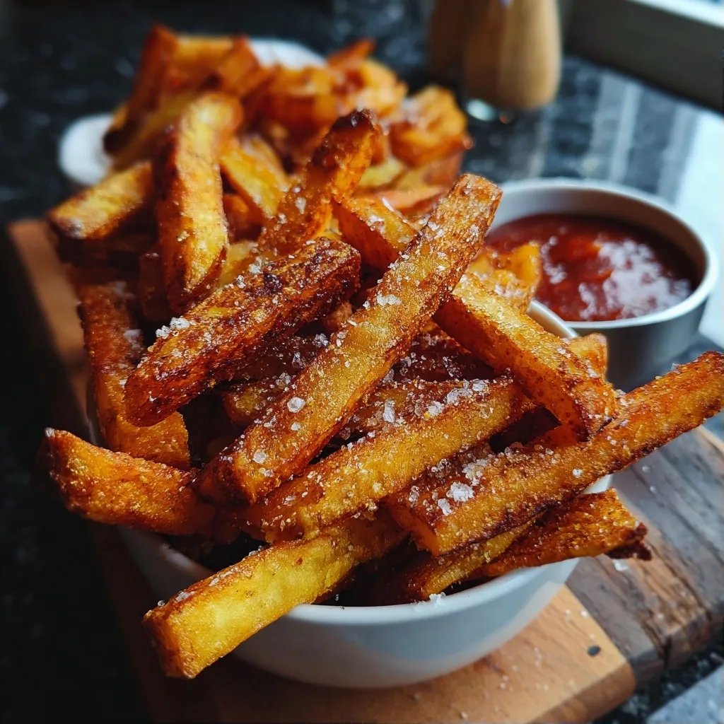 Süßkartoffel Pommes Knusprig