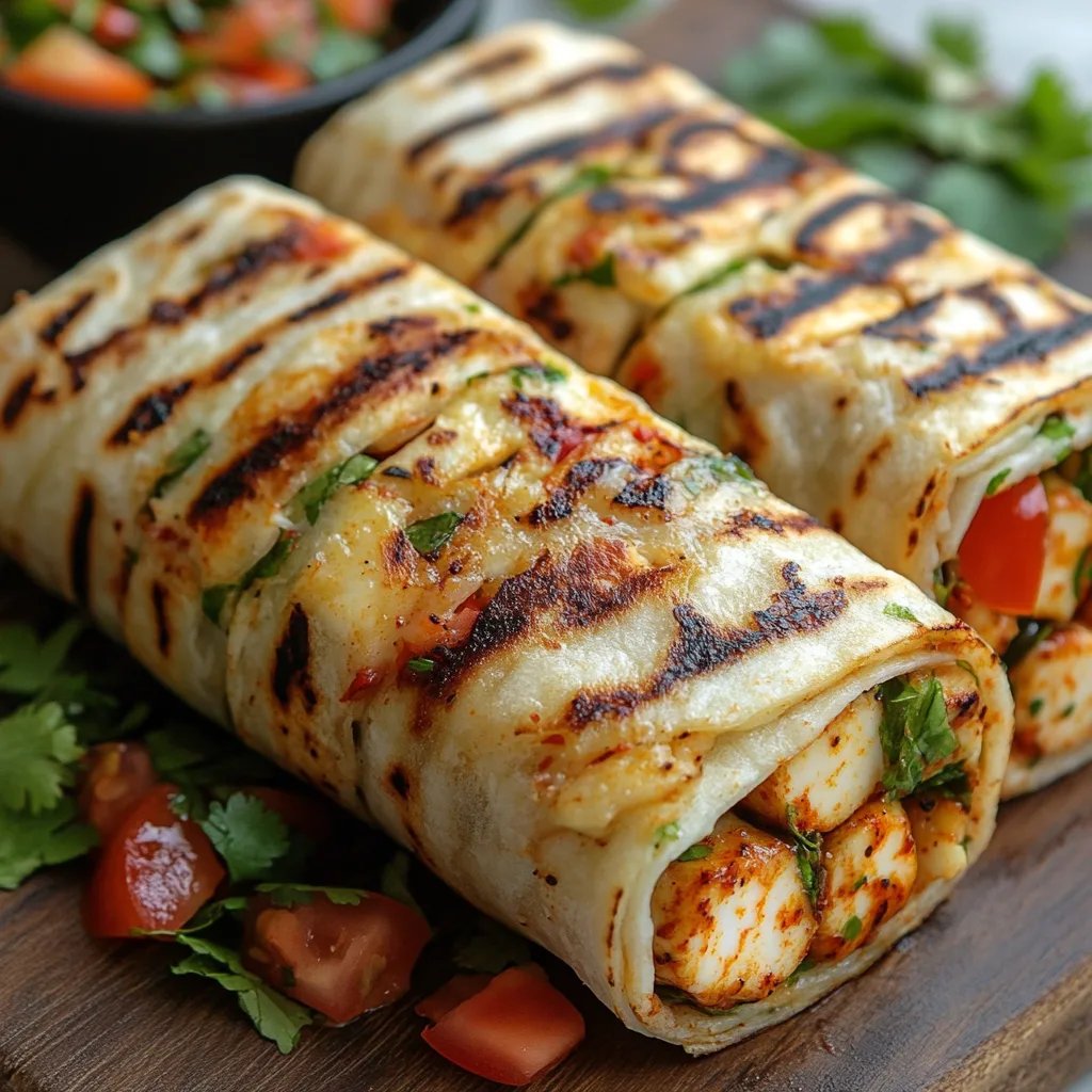Wraps mit süßem Chili und Halloumi: Ein Unglaublich Leckerer Genuss für 4 Personen