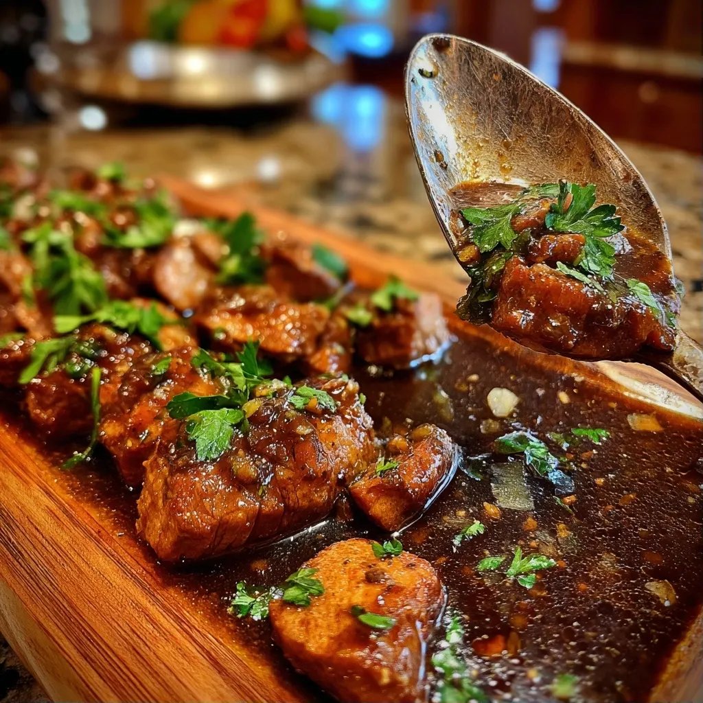 Schweinebraten Dunkle Soße