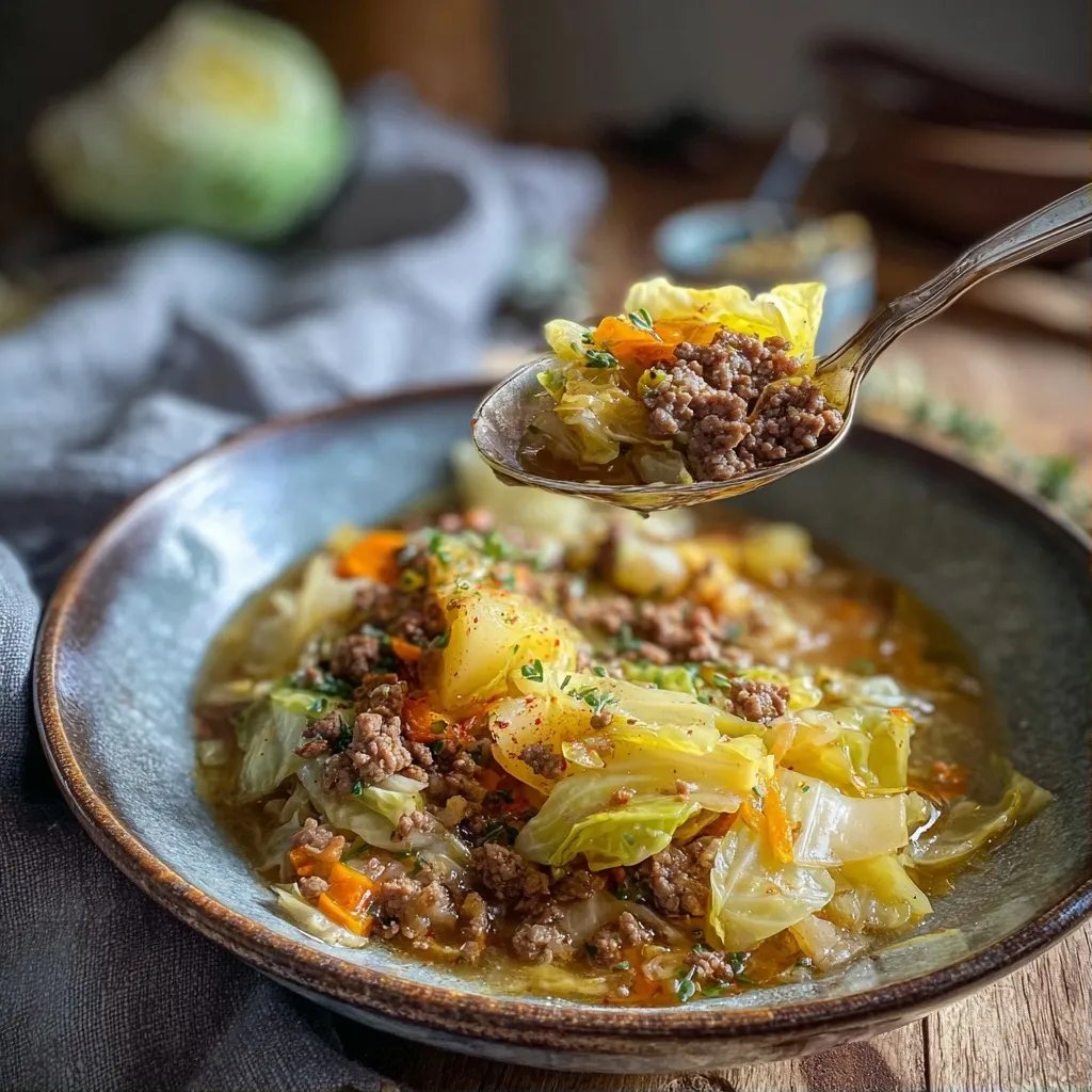 Weißkohl Eintopf Hackfleisch