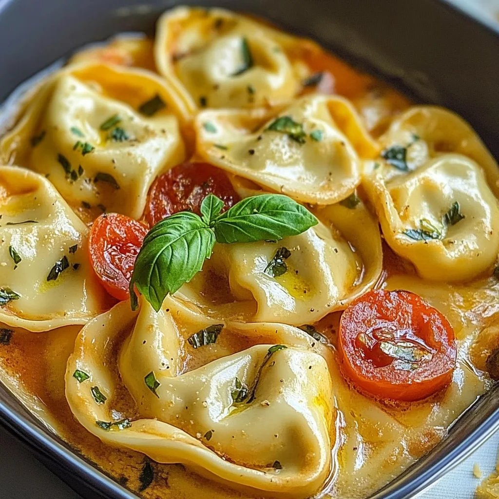 Cremige Tortellini Auflauf