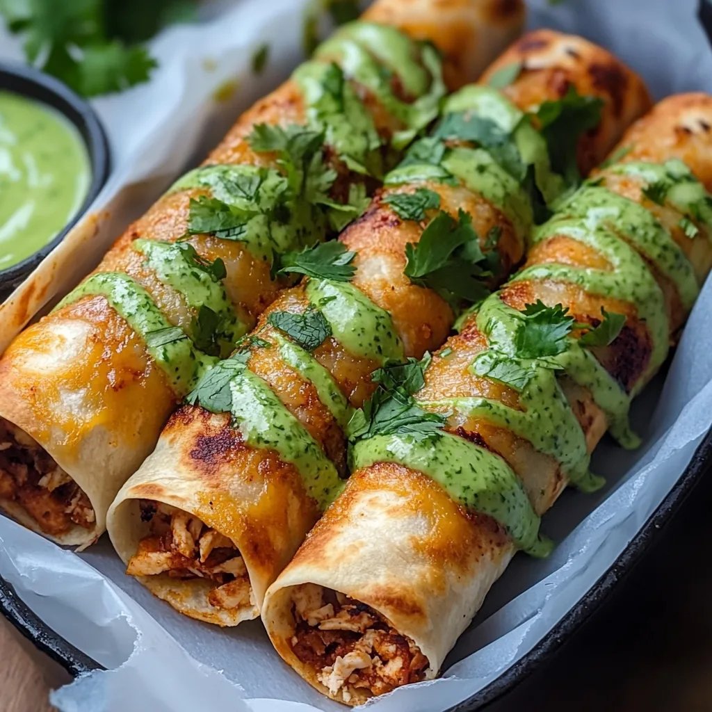 Getreidefreie Hähnchen-Taquitos: Ein Unglaubliches Ultimatives Rezept für 4 Personen