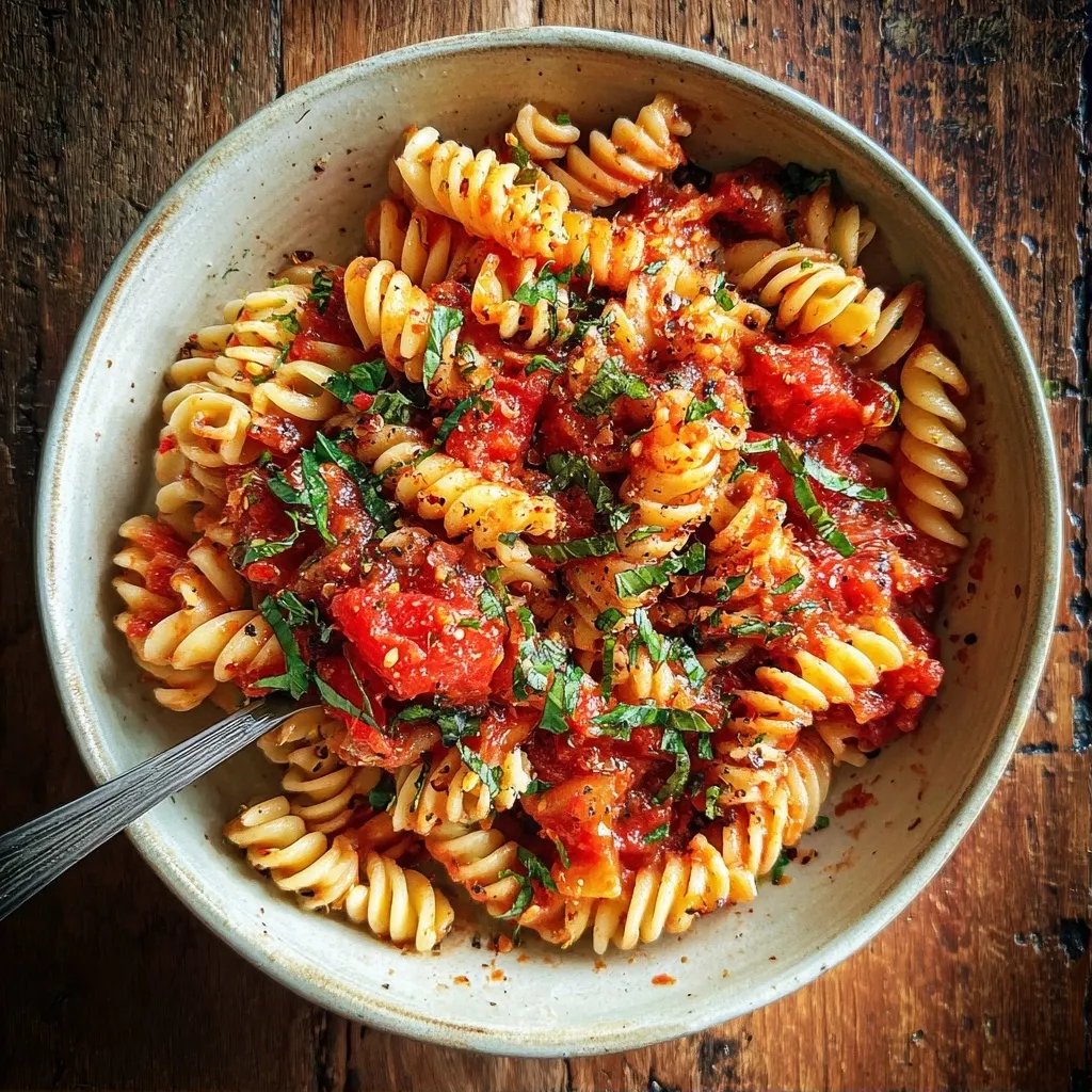 Pasta Arrabbiata Scharf