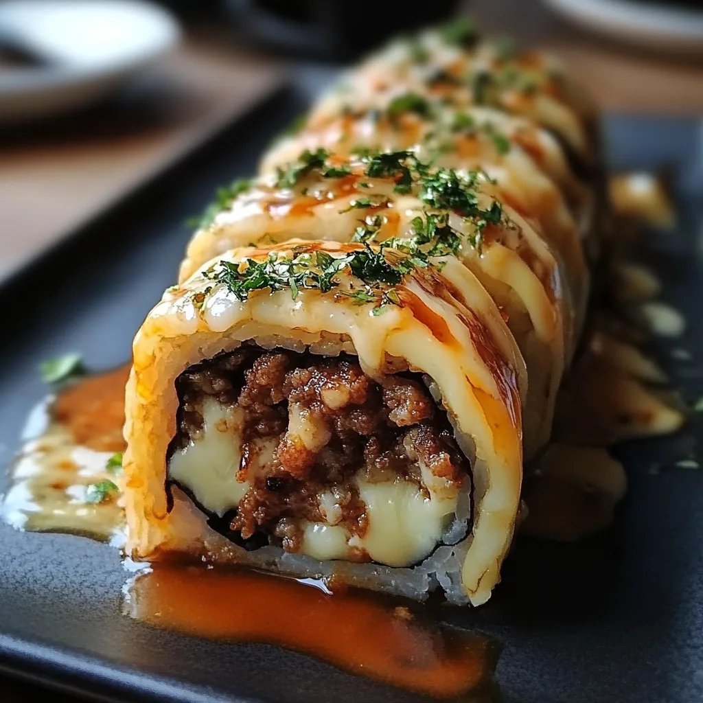 Hackfleisch-Käse-Rolle: Ein Unglaubliches Ultimatives Rezept für 4 Personen