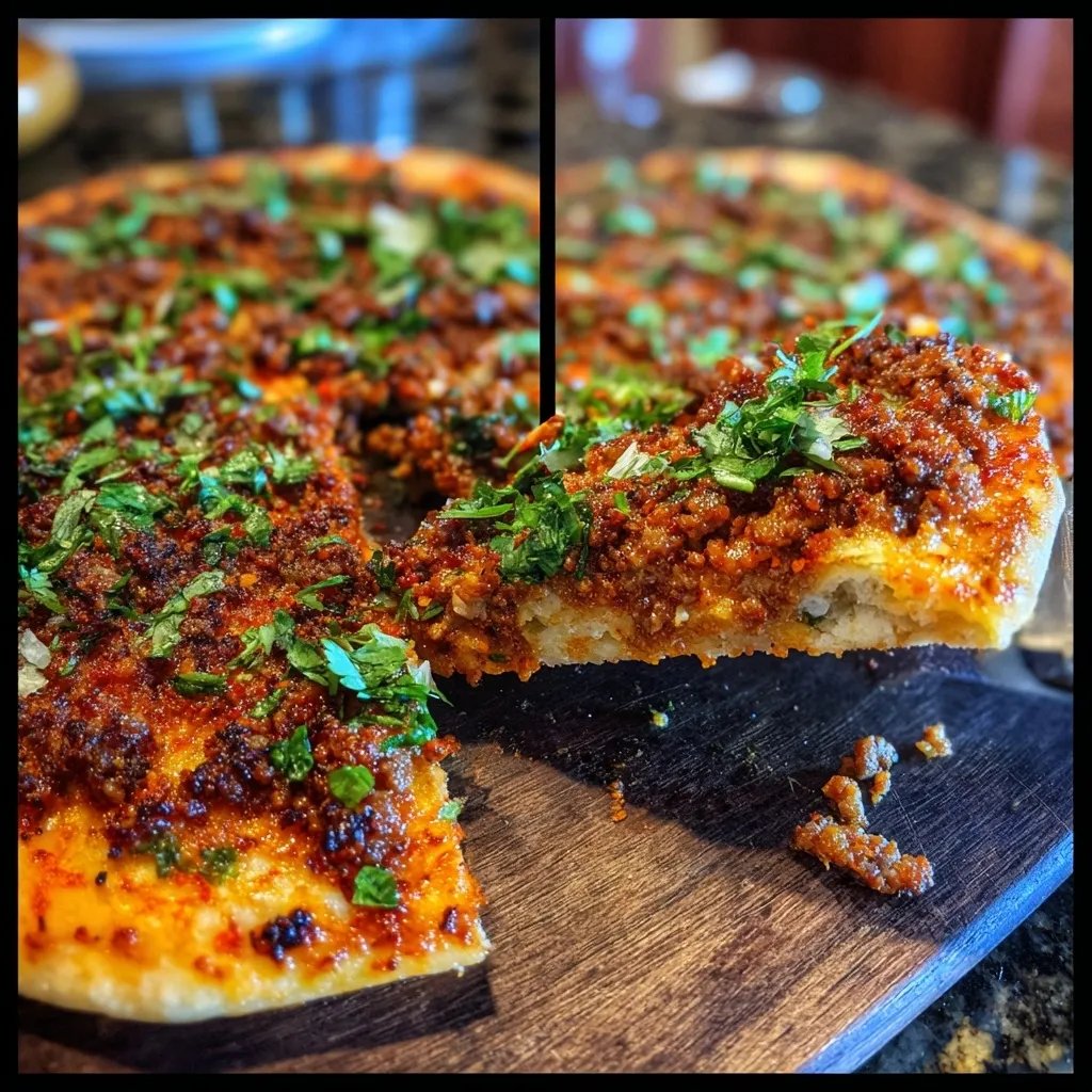 Lahmacun Selbstgemacht Hackfleisch