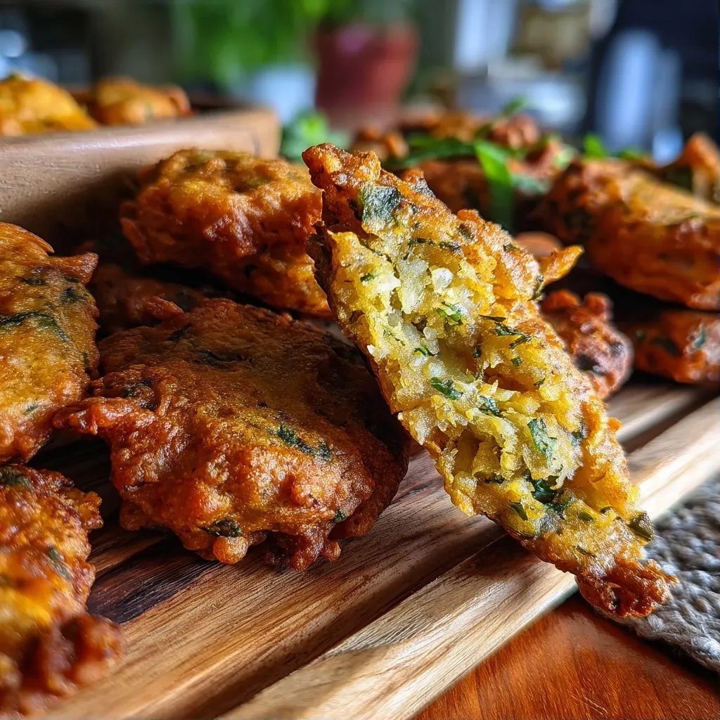 Pakora Gemüse Frittiert