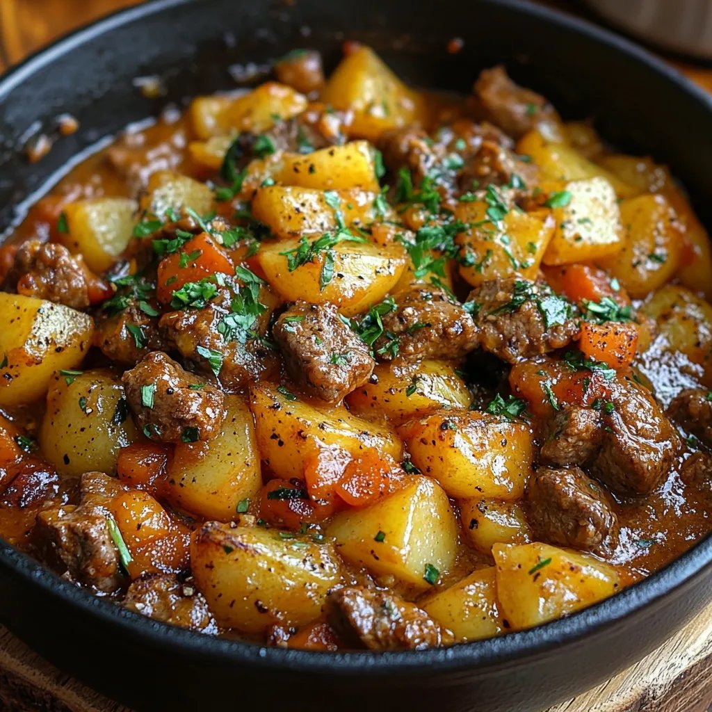 Käsiger Eintopf mit Rindfleisch und Kartoffeln: Ein Unglaubliches Ultimatives Rezept