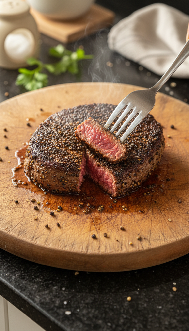 Pfefferkrusten Filet Mignon​