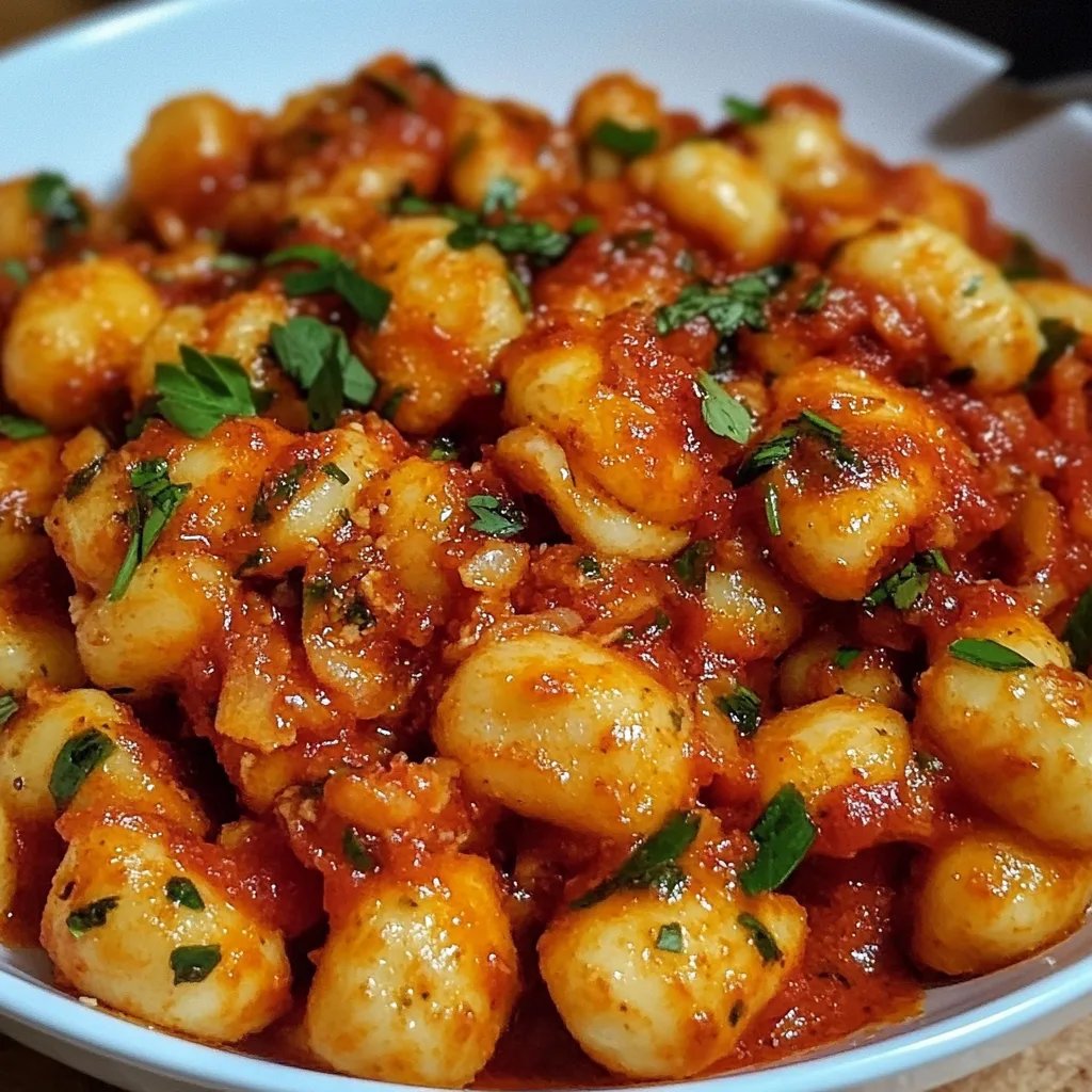 Gnocchi all'arrabbiata