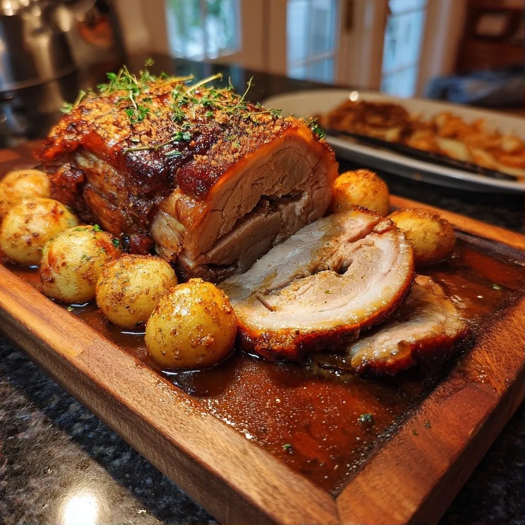 Schweinebraten Mit Knödel