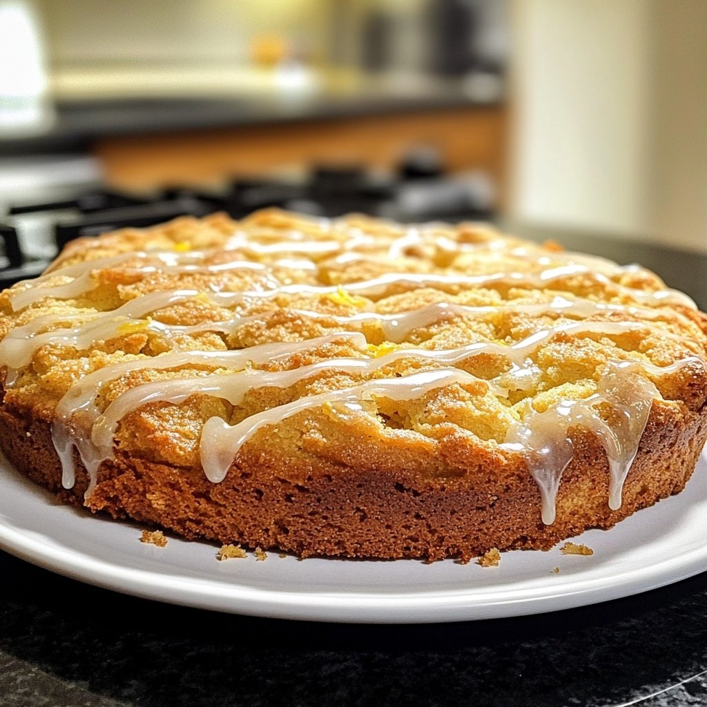 Meyer Zitronen Olivenöl Kuchen