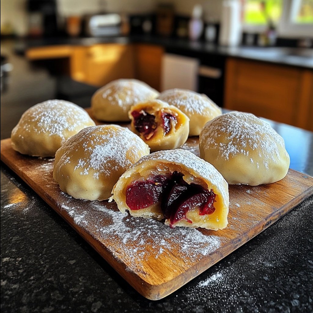 Feine Zwetschgenknödel