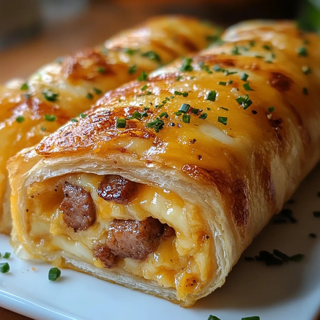 Würstchen-Ei-Käse-Frühstücksrollen: Ein Unglaubliches Ultimatives Rezept