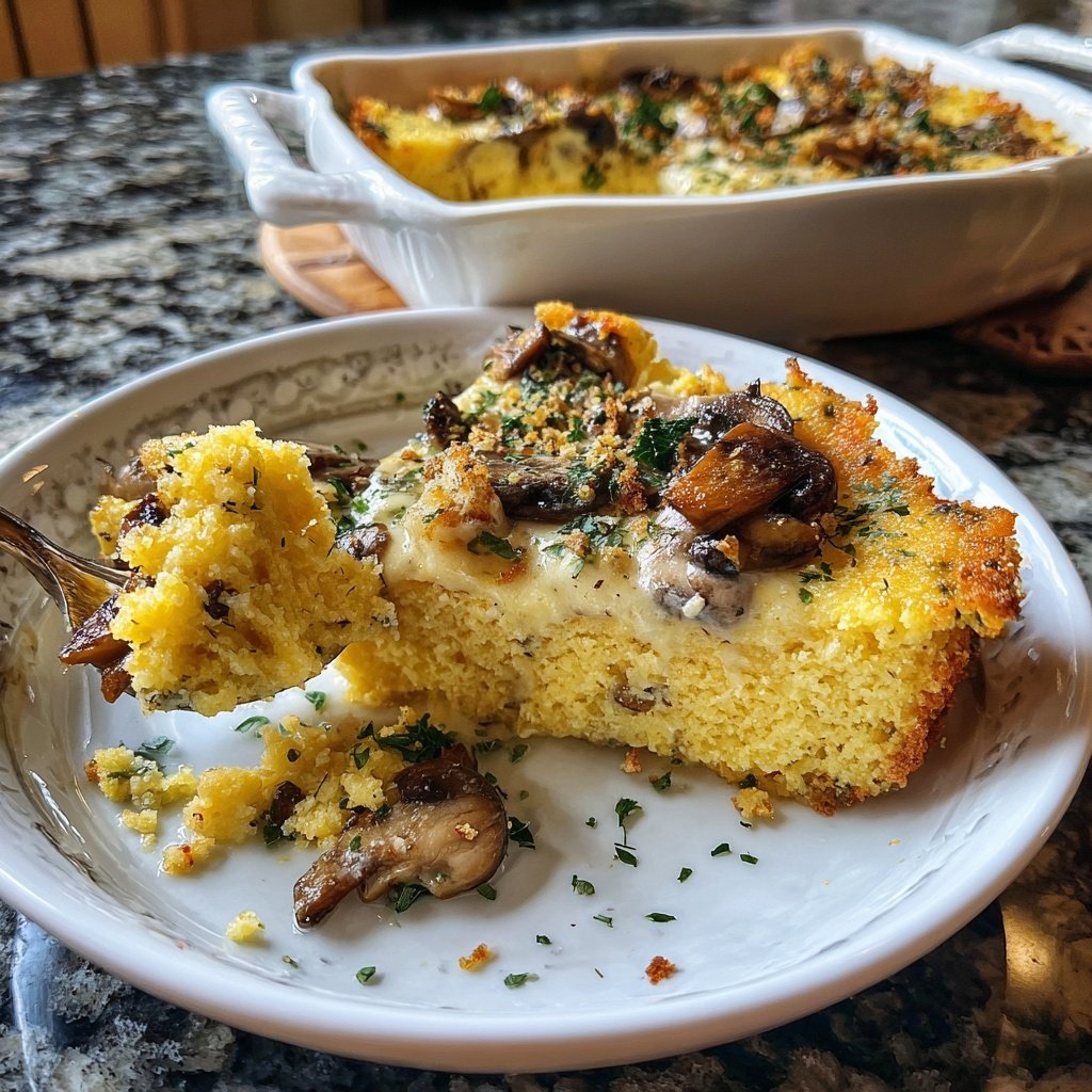 Krosse Polenta mit Pilzragout