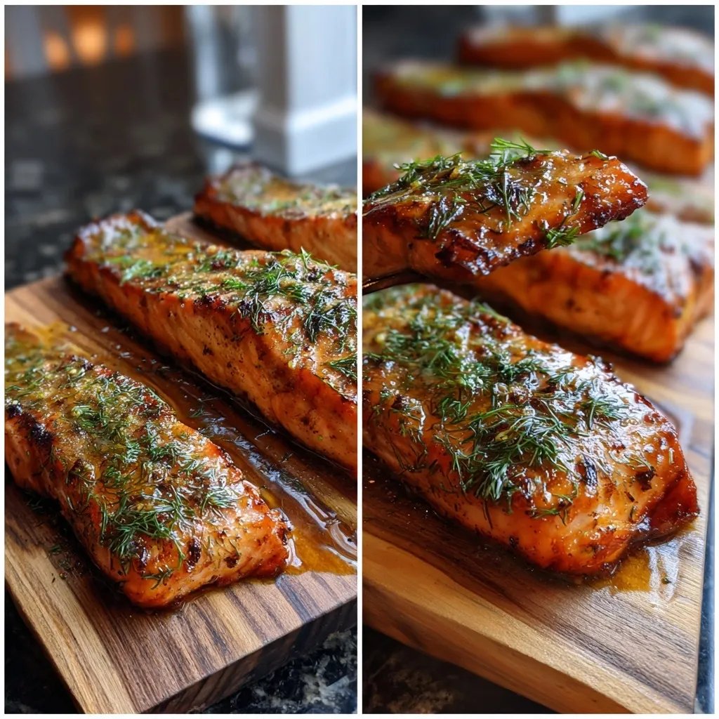 Flammlachs Auf Brett