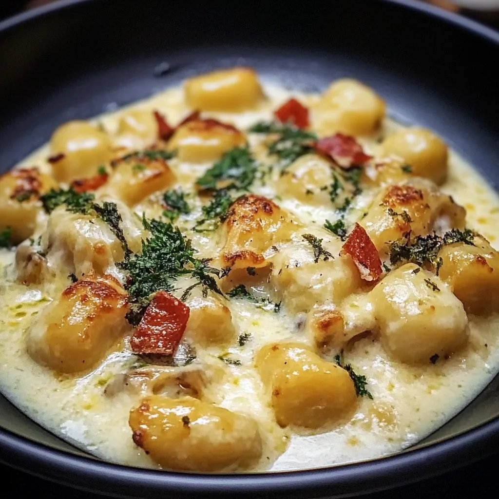 Cremige Gnocchi-Pfanne mit Gemüse