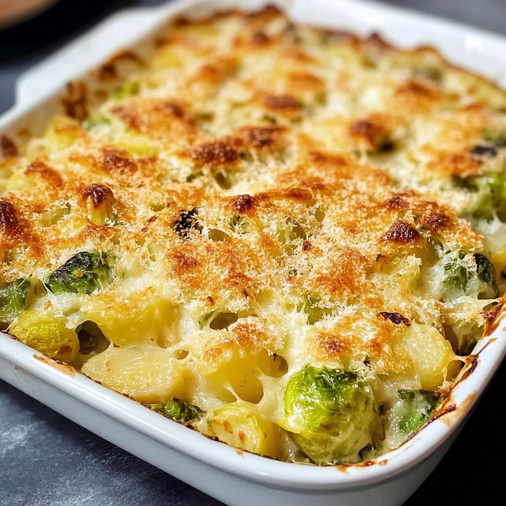 Rosenkohl-Kartoffel-Auflauf