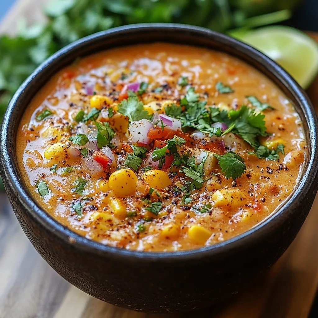 Mexikanische Straßenmaissuppe: Ein Unglaubliches Ultimatives Rezept für 4 Personen